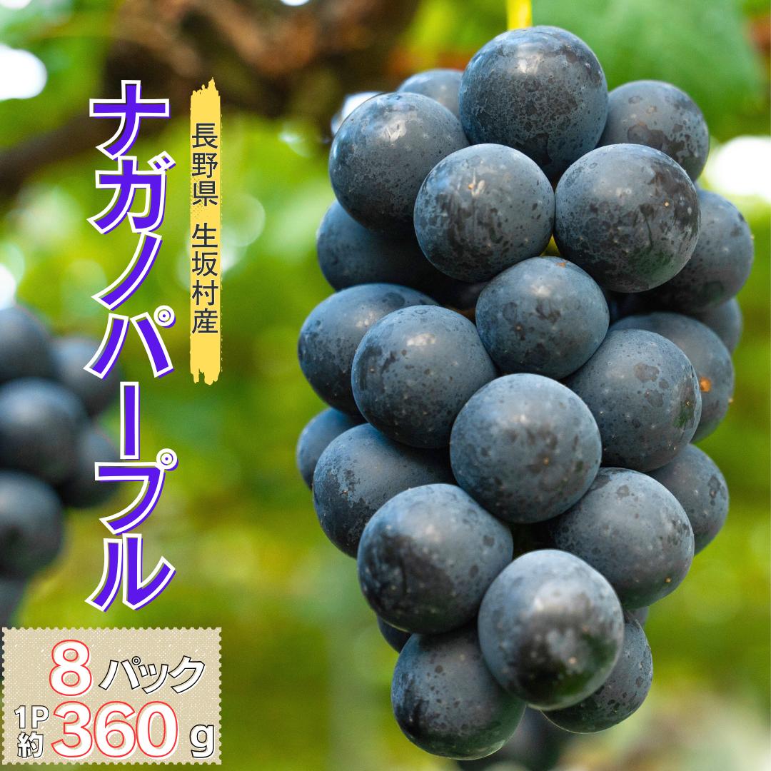 【ふるさと納税】ナガノパープル　8パック（360g×4パック×2箱)