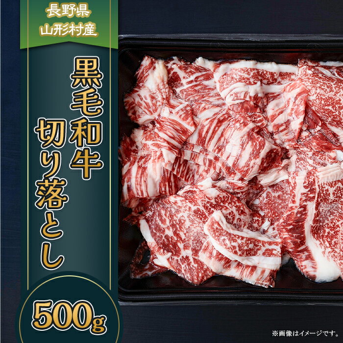 【ふるさと納税】3605 長野県産 黒毛和牛 切落し 500g