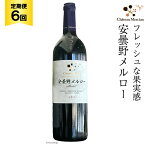 【ふるさと納税】定期便 ワイン 赤 安曇野メルロー 750ml×6回 赤ワイン / シャトー・メルシャン 勝沼ワイナリー / 長野県 池田町