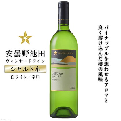 サッポログランポレール安曇野池田ヴィンヤードワイン「シャルドネ」750ml [池田町ハーブセンター 長野県 池田町 48110568]