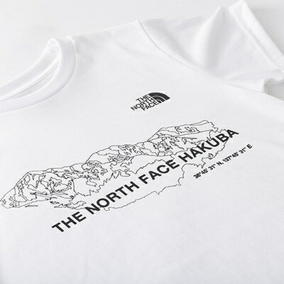 【ふるさと納税】THE NORTH FACE「HAKUBA ORIGINAL Tシャツ」 白馬三山　メンズMホワイト【1498737】