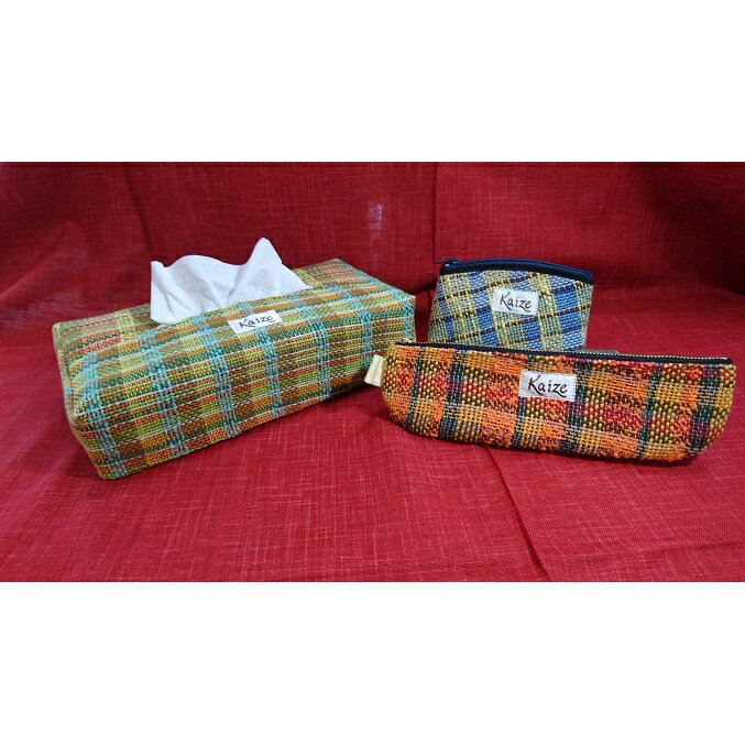 【ふるさと納税】真心こめてトントン♪手織り製品3品セット【福祉用品】