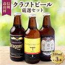 【ふるさと納税】信州高山村のクラフトビール 厳選セット(3本×330ml)【配送不可地域:離島】【1560587】