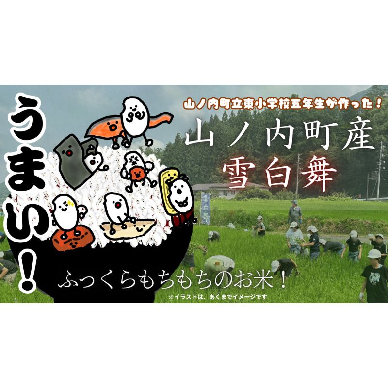 【ふるさと納税】小学生が作ったお米！雪白舞コシヒカリ2kg　お届け：2025年12月中旬～2025年12月下旬まで