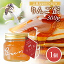 【ふるさと納税】はちみつ 志賀高原BUNBUN りんご蜜300g ハチミツ 蜂蜜 山ノ内町 お届け:7月より準備でき次第発送