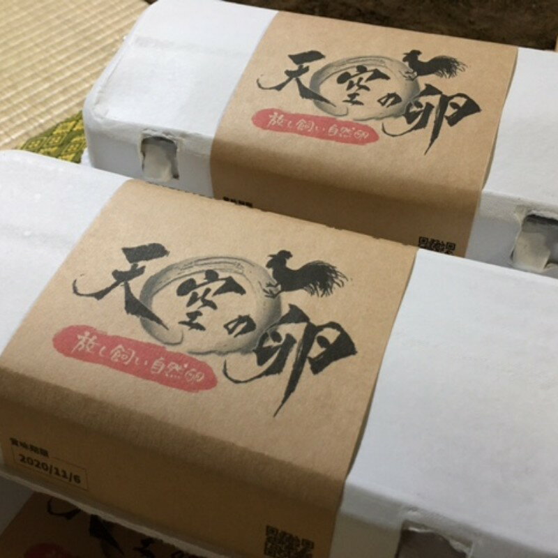 【ふるさと納税】381＊信州MIYAFARM　「天空の卵」新鮮野菜を食べて育った放し飼い自然卵　30個（割れ保証分6個付き　合計36個）
