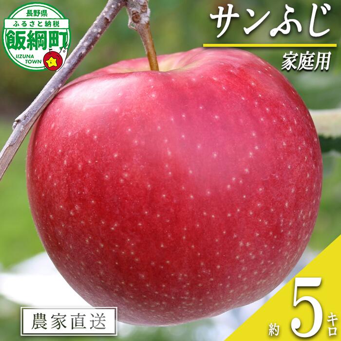 【ふるさと納税】 りんご サンふじ 5kg 家庭用 一里山農園 沖縄県への配送不可 〔 果物 フルーツ 林檎 長野 予約 農家直送 5キロ 13000円 〕【令和7度収穫分】 発送:2025年12月上旬〜