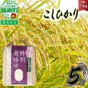 【ふるさと納税】 米 皇室献上実績 こしひかり 5kg ( 令和7年産 ) 特別栽培米 仲俣農園 長野県 飯綱町 〔 コシヒカリ 白米 精米 お米 信州 230...