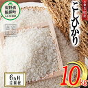 26位! 口コミ数「0件」評価「0」 米 こしひかり 10kg × 6回 【 6か月 定期便 】( 令和5年産 ) ヤマハチ農園 沖縄県への配送不可 長野県 飯綱町 〔 コシヒ･･･ 