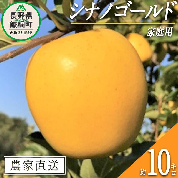 【ふるさと納税】 りんご シナノゴールド 家庭用 10kg 