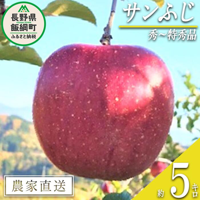 りんご サンふじ 秀 〜 特秀 5kg ファームトヤ 沖縄県への配送不可 令和6年度収穫分 長野県 飯綱町 〔 信州 果物 フルーツ リンゴ 林檎 ふじ 長野 20000円 予約 農家直送 〕発送時期:2024年11月中旬〜2024年12月下旬 {***}