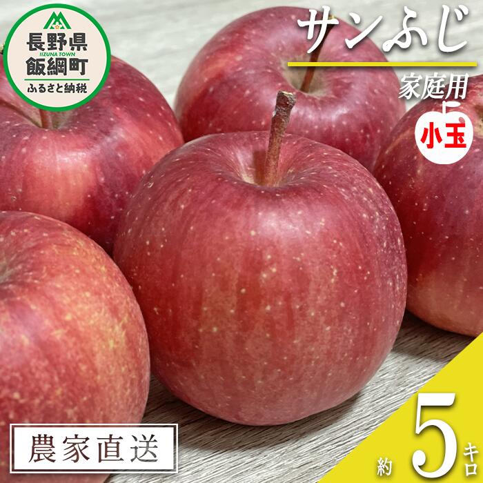 16位! 口コミ数「50件」評価「4.58」 りんご 小ささに訳あり サンふじ 家庭用 ( 小玉 ) 5kg 大友農場 エコファーマー認定 沖縄県への配送不可 令和6年度収穫分 長野県･･･ 