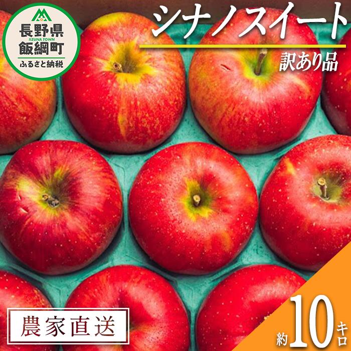 【ふるさと納税】りんご シナノスイート 10kg 訳あり 原山農園 沖縄へは配送不可 〔 果物 フルーツ 林檎 長野 予約 農家直送 不揃い 規格外 10キロ 17000円 〕【令和6年度収穫分】 発送：2024年10月中旬～