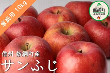 【ふるさと納税】【令和4年度収穫分】 サンふじ 家庭用 10kg 松澤農園 長野県 【 信州 リンゴ りんご 林檎 果物 フルーツ 長野 】発送：2022年11月下旬〜 {**}