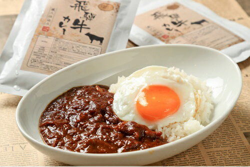 飛騨牛カレー&飛騨牛入りハンバーグセット