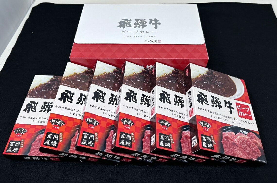 【ふるさと納税】飛騨牛ビーフカレー6個