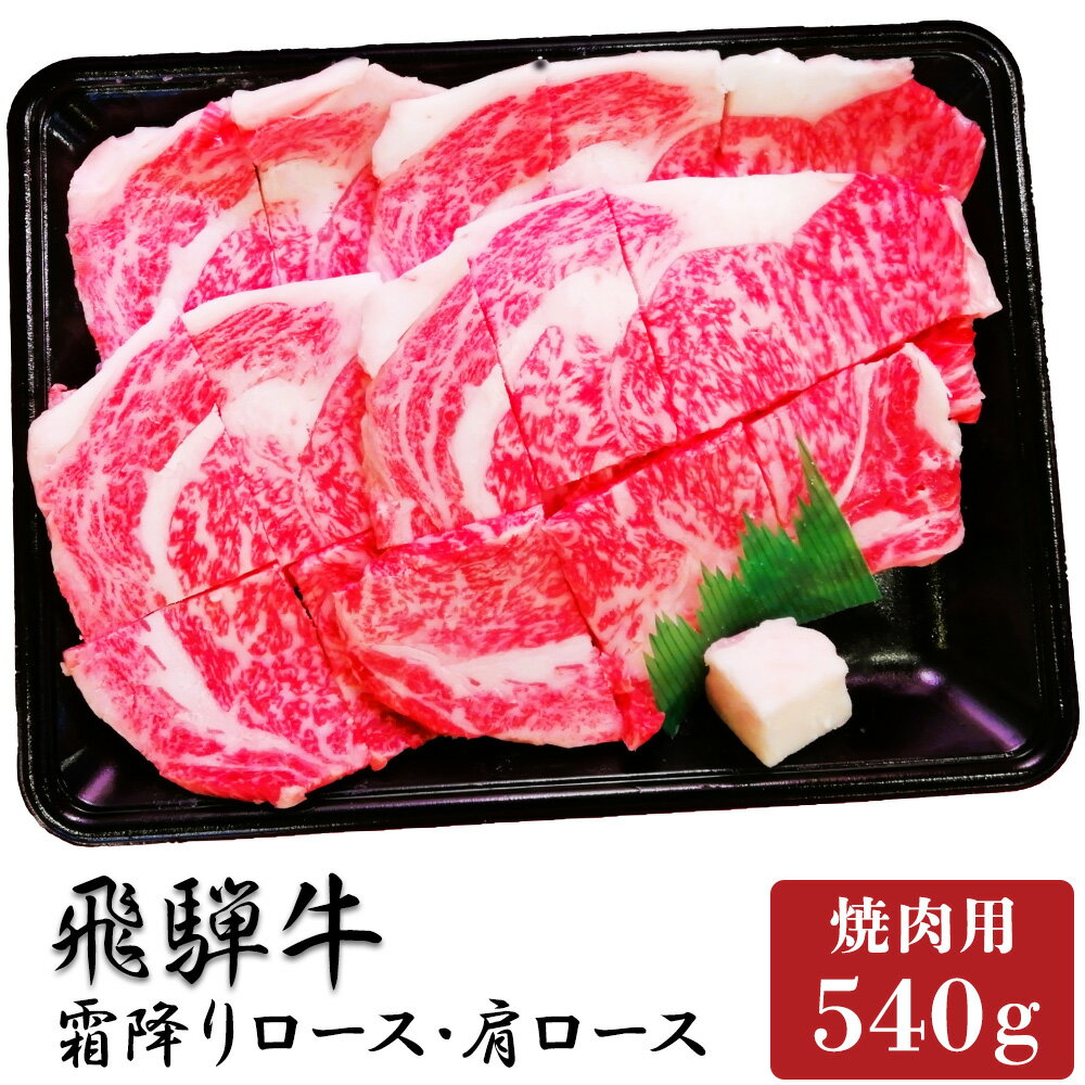 飛騨牛 霜降り ロース カタロース 焼肉 540g