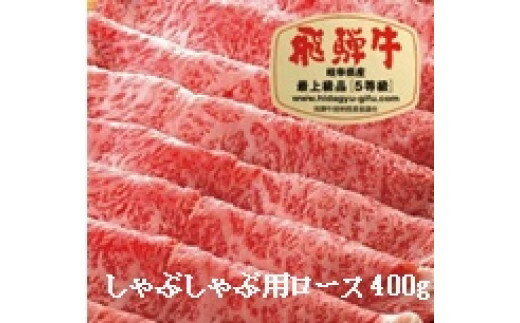 飛騨牛A5しゃぶしゃぶ用ロース肉(400g)