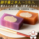 【ふるさと納税】御羊羹2〜3本入(栗きんとん羊羹、大柿栗ようかん、(小豆やっこ)) 和スイーツ ギフト お土産 かわいい和菓子 お中元 お歳暮