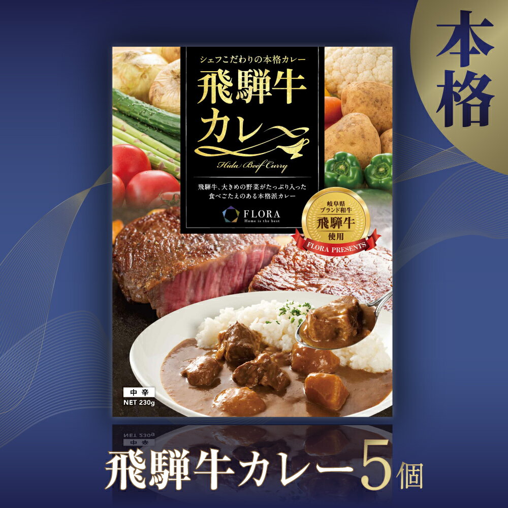 【ふるさと納税】飛騨牛カレー5個 レトルトカレー レトルト 高級 高山市 飛騨高山 岐阜県 b570 19000円