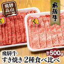 【ふるさと納税】飛騨牛 ロース もも すき焼き セット 500g 国産 和牛 黒毛和牛 お肉 A4等級以上 お取り寄せ 飛騨高山 山武商店 TR3048