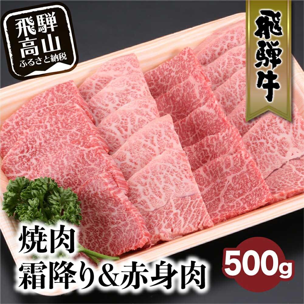 【ふるさと納税】飛騨牛 みすじ ウデ 焼肉 500g 盛り合わせ ( 赤身 & 霜降り ) 牛 黒毛和牛 国産牛 肉 ブランド牛 飛騨高山 飛騨牛のこもり TR3009