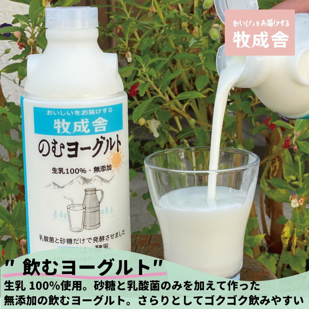 【ふるさと納税】牛乳 飲むヨーグルト 定期便 6ヶ月 セット ( 牛乳18本 飲むヨーグルト12本 ) 牧成舎 岐阜 高山市 飛騨高山 岐阜県 | 送料無料 お取り寄せ 人気 お楽しみ おすすめ