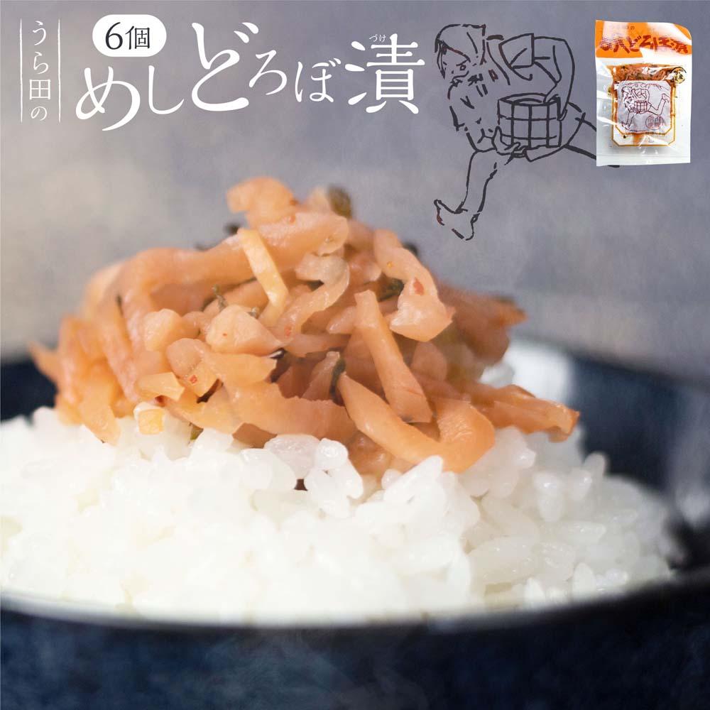 めしどろぼ漬け6袋セット 漬物 漬け物 香の物 副菜 郷土料理 お漬物 ご飯のおとも うら田 5000円