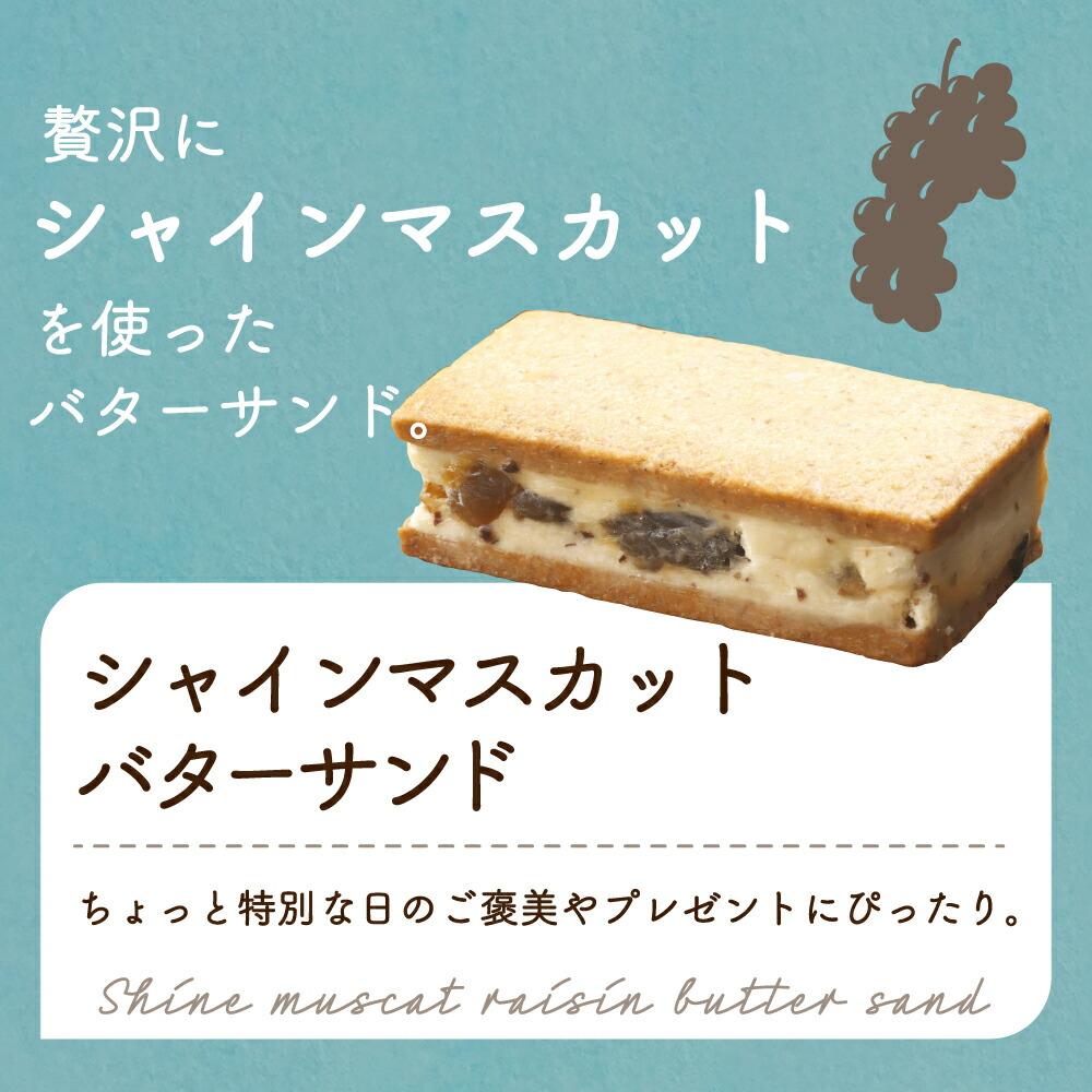 【ふるさと納税】【数量限定】 シャインマスカット レーズンバターサンド 10個 洋菓子 お菓子 贈答 内祝い 熨斗 のし対応可 本郷 TR4297 2