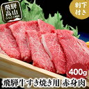 飛騨牛 【ふるさと納税】飛騨牛 A5ランク すき焼き 肉 赤身肉 400g 割下300ml すき焼きセット すき 割り下 飛騨高山 岩ト屋 TR3281