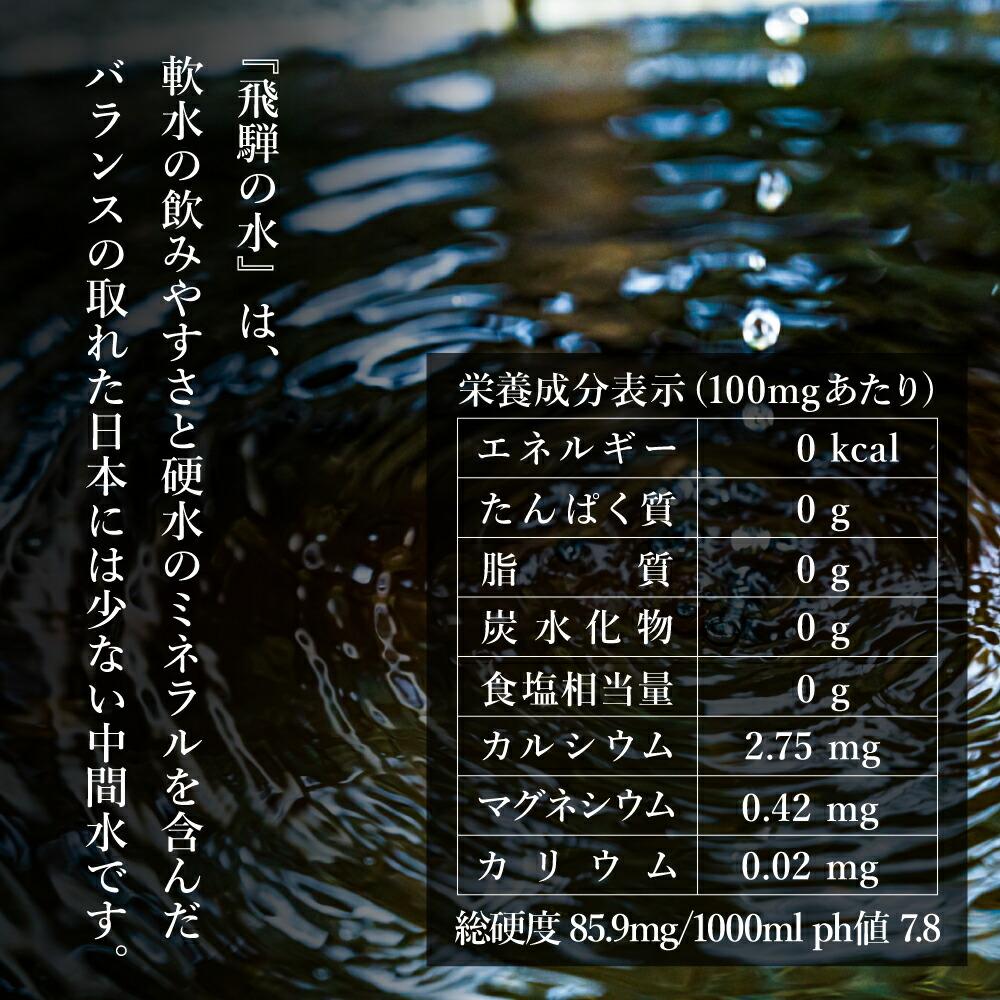 【ふるさと納税】飛騨の水 飛騨銘水 2L×6本 （1ケース） 飲料水 お水 軟水 湧き水 国産 ミネラルウォーター 自然の恵み 天然水 2l 2L 水 ペットボトル 三川屋 TR4556