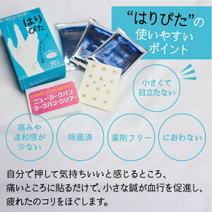 【ふるさと納税】ラークバン・クリア はりぴた48鍼 ×5箱 はりぴた 鍼 はり治療 円皮鍼 自宅治療 肩こり 48鍼 TR4576