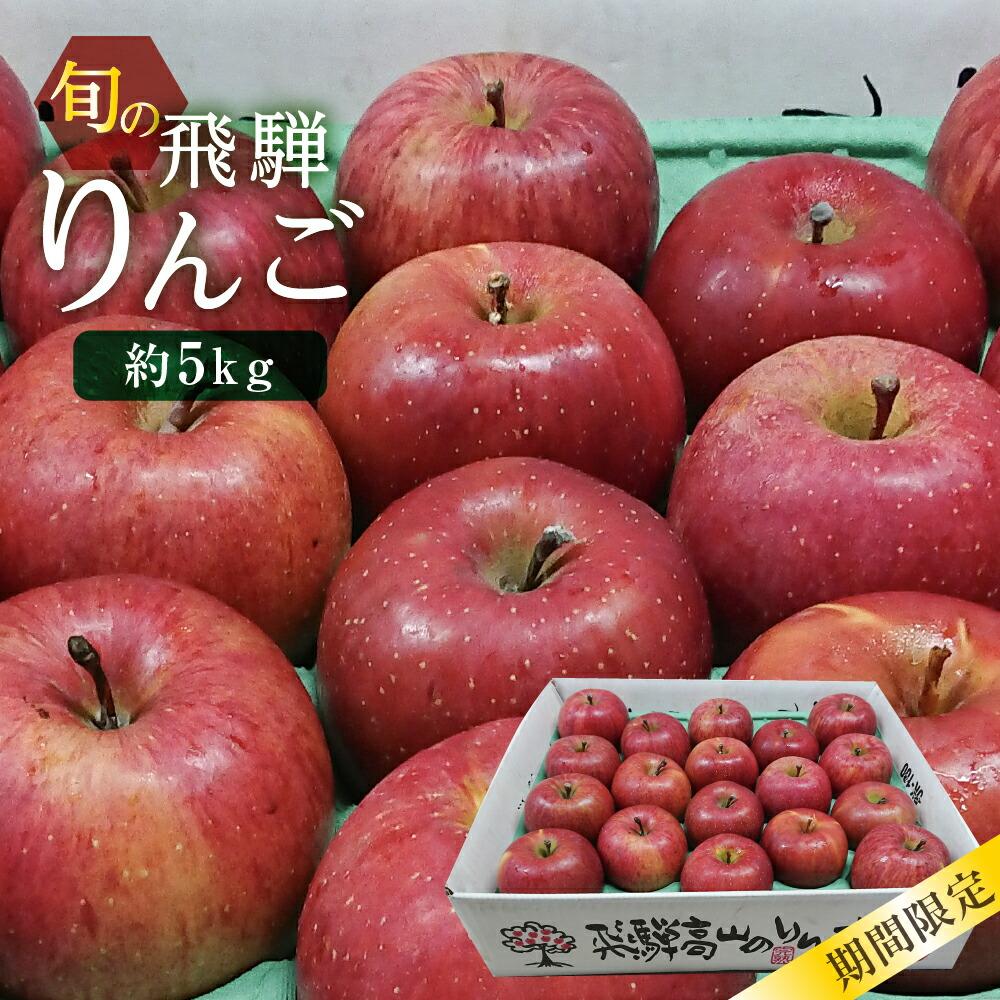 16位! 口コミ数「11件」評価「4.27」【数量限定/先行予約】飛騨りんご 約5kg (16個～20個）| 9月中旬～順次発送 リンゴ 品種おまかせ 旬のりんごを飛騨からお届け おい･･･ 