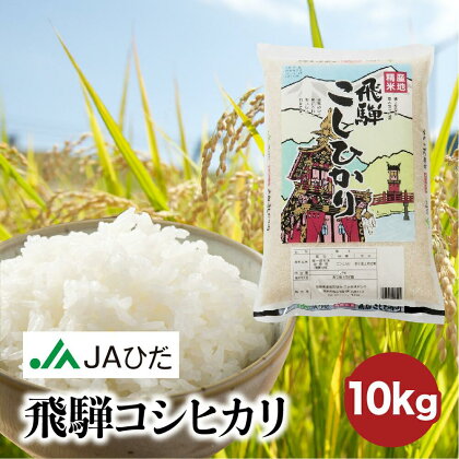 飛騨こしひかり 10kg 【令和5年度産】JAひだ 飛騨高山 お米 コシヒカリ TR3442