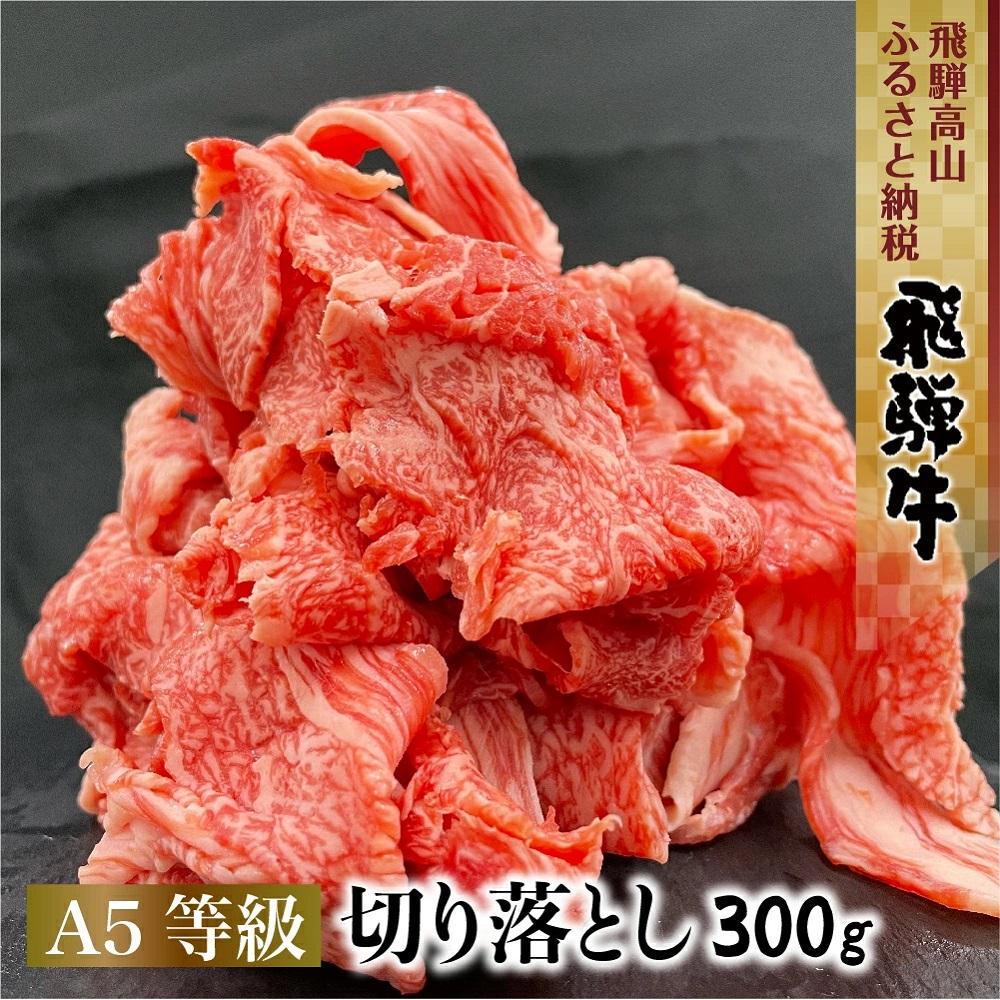 飛騨牛 A5等級 切り落とし 小間切れ A5ランク A5 5等級 肉 黒毛和牛 ブランド牛 300g 飛騨高山 ながせ食品