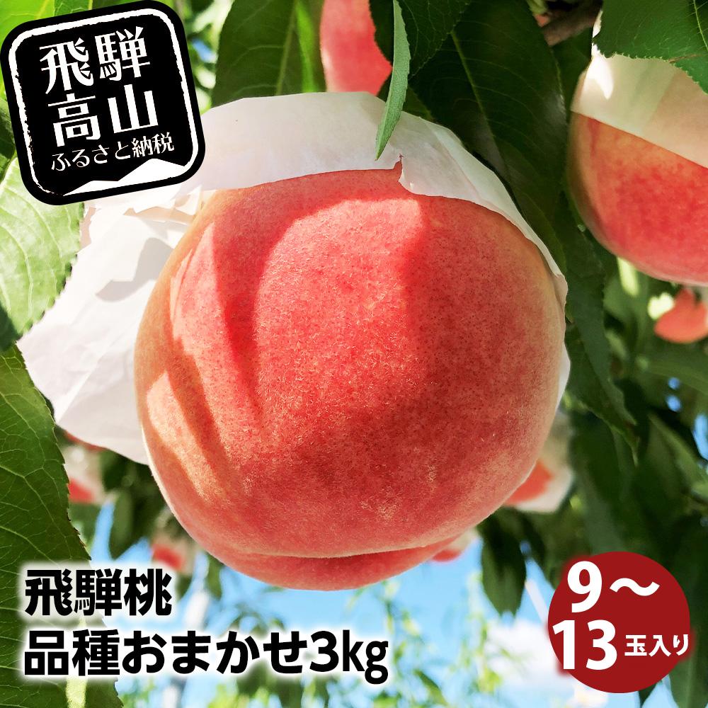【ふるさと納税】【数量限定】 飛騨桃 品種 おまかせ 3kg