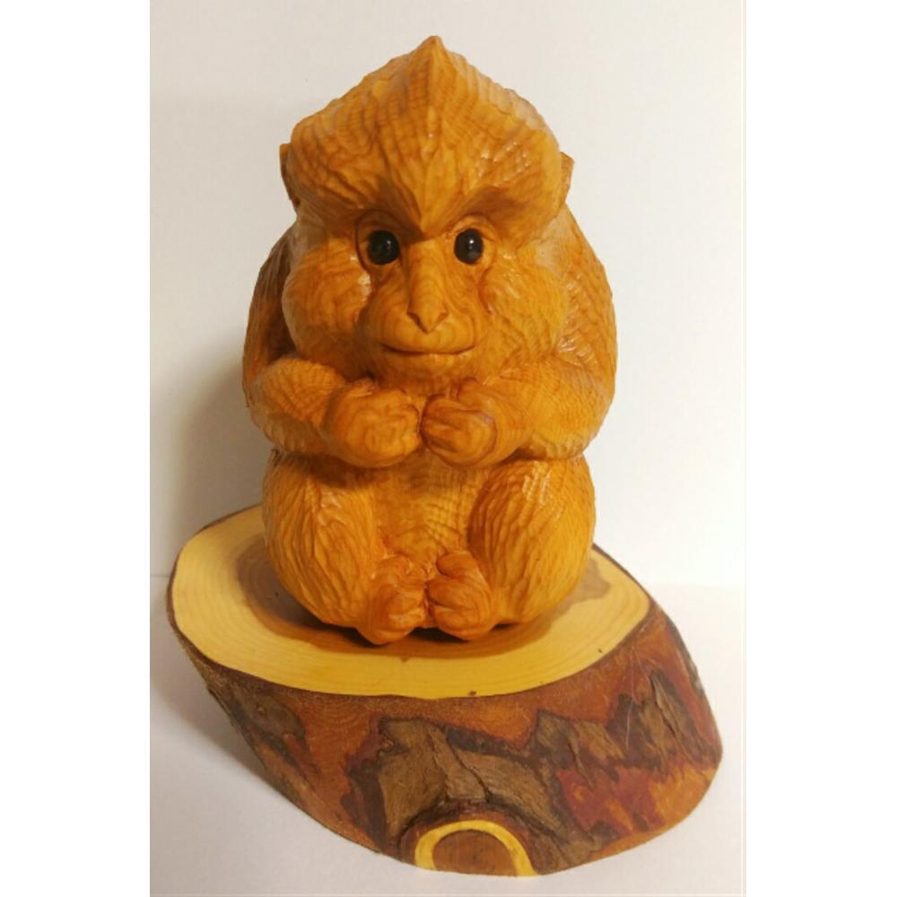 【ふるさと納税】【数量限定】飛騨一位一刀彫 子猿 | 伝統工芸 いちい イチイ 一位一刀彫 一位一刀 一刀彫 工芸品 縁起物 品 置物 木彫り 飛騨高山 吉野彫...