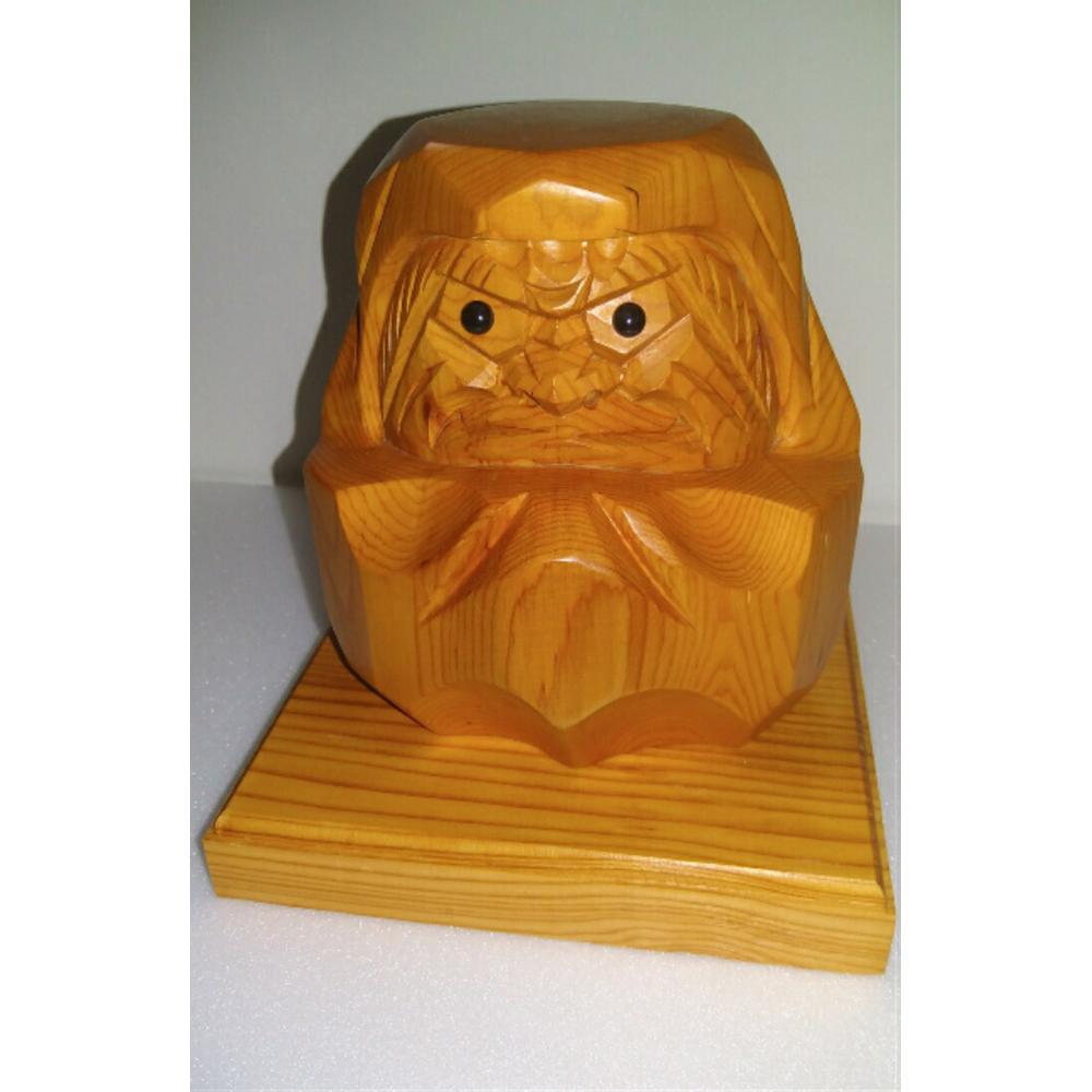 【ふるさと納税】【数量限定】飛騨一位一刀彫 角達磨(中)| 伝統工芸 いちい イチイ 一位一刀彫 一位一刀 一刀彫 工芸品 縁起物 品 置物 木彫り 飛騨高山 ...