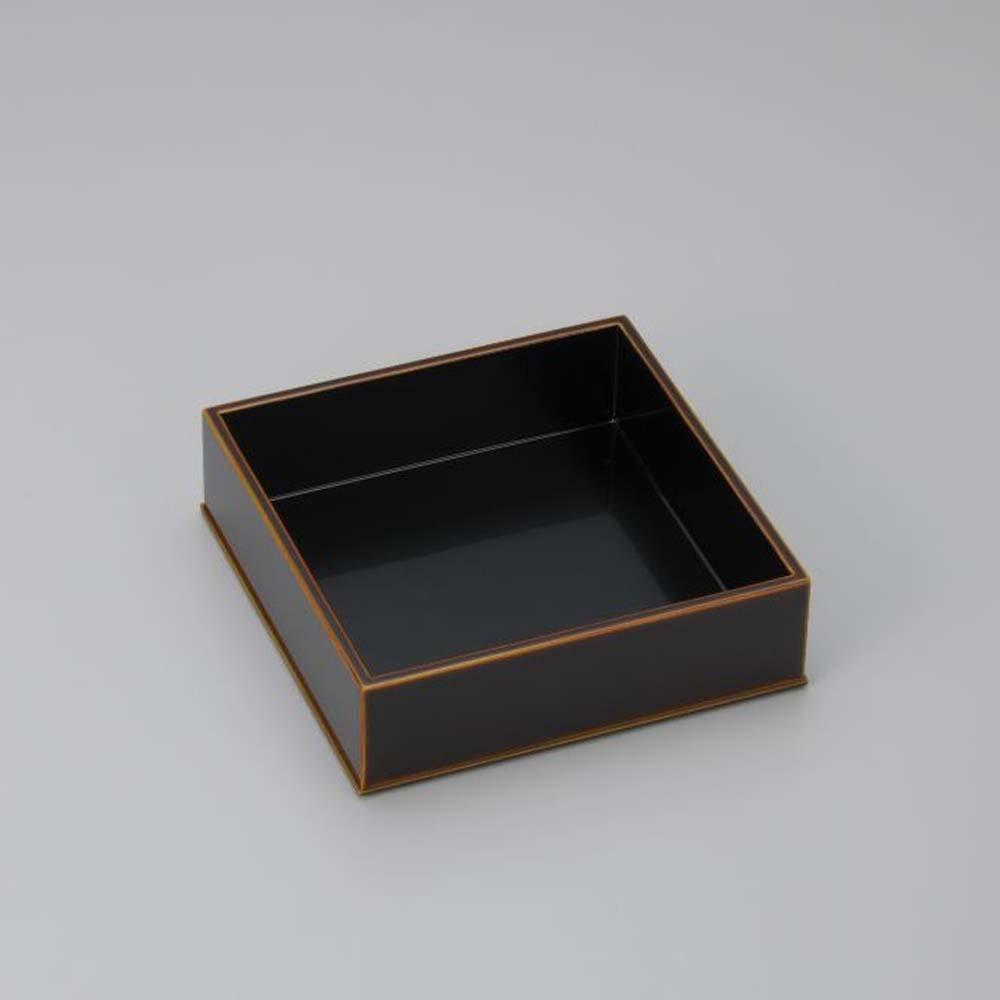 【ふるさと納税】【高島屋選定品】飛騨春慶塗 （手塗漆） 角重三段 内黒塗 三段重 お重 重箱 菓子重 木製重箱 御節 おせち 春慶 工芸品 うるし 漆器 漆塗 和食器 器 天然木 (株)高島屋 AT019