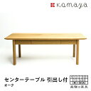 【ふるさと納税】センターテーブル OAKダイニングテーブル 飛騨の家具 飛騨家具 木馬舎 AY013