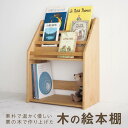 【ふるさと納税】木の絵本棚 本棚 絵本たな 子ども インテリア 子供部屋 木製 飛騨高山 高山 TSUCHIKAI LAB.【MR001】