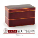 【ふるさと納税】飛騨春慶 隅丸二段弁当(男性サイズ)| 弁当箱 弁当 工芸品 飛騨高山 手作り ギフト 飛騨高山 元田漆器株式会社 NA006 | クラフト 民芸 人気 おすすめ 送料無料