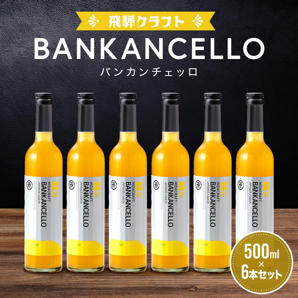 【ふるさと納税】バンカンチェッロ500ml 6本セット | 和製リキュール 河内晩柑 アルコール 酒 サワー 有限会社森瓦店 MM024 | ばんかん 晩柑 お...