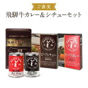 【ふるさと納税】ご褒美飛騨牛カレー&シチューセット | ご自愛セット レトルト 食品 おいしい ご当地 飛騨牛 食べ比べ 産業振興協会 LG016