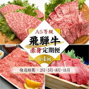 【ふるさと納税】A5等級飛騨牛 定期便 4回(焼肉/しゃぶしゃぶ/ステーキ/すき焼き)【2月・5月・8月・11月発送】| 冷蔵配送 定期便 飛騨牛 赤身 年4回お届け おいしい 人気 飛騨高山 岩ト屋 HF112