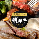 【ふるさと納税】【定期便】全3回 飛騨牛 ステーキ | 肉 牛肉 お肉 ステーキ 黒毛和牛 和牛 お取り寄せ 飛騨高山ミート MZ107