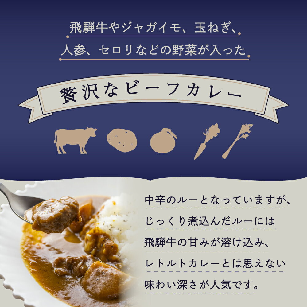 【ふるさと納税】飛騨牛カレー5個 レトルトカレー レトルト 高級 高山市 飛騨高山 岐阜県 b570 19000円