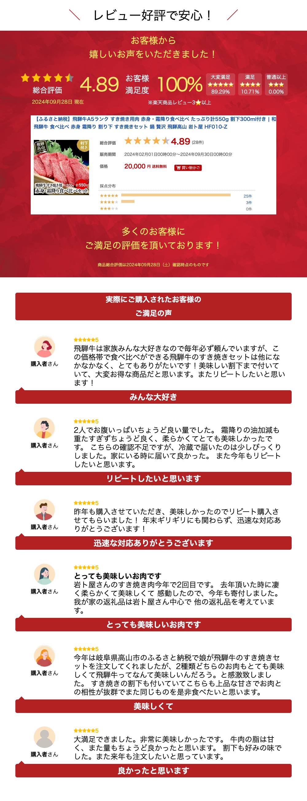 【ふるさと納税】【期間限定】飛騨牛A5ランク すき焼き用肉 赤身・霜降り食べ比べ たっぷり計550g（500g＋50g） 割下300ml付き | 和牛 飛騨牛 食べ比べ 赤身 霜降り 割り下 すき焼きセット 鍋 贅沢 飛騨高山 岩ト屋 TR3282-z