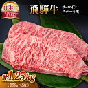 【ふるさと納税】 飛騨牛 A4等級 以上 サーロイン ステーキ 用 5枚 ( 計1.25kg )【肉の丸長】≪多治見市≫ 和牛 ブランド牛 国産 [TAZ002]