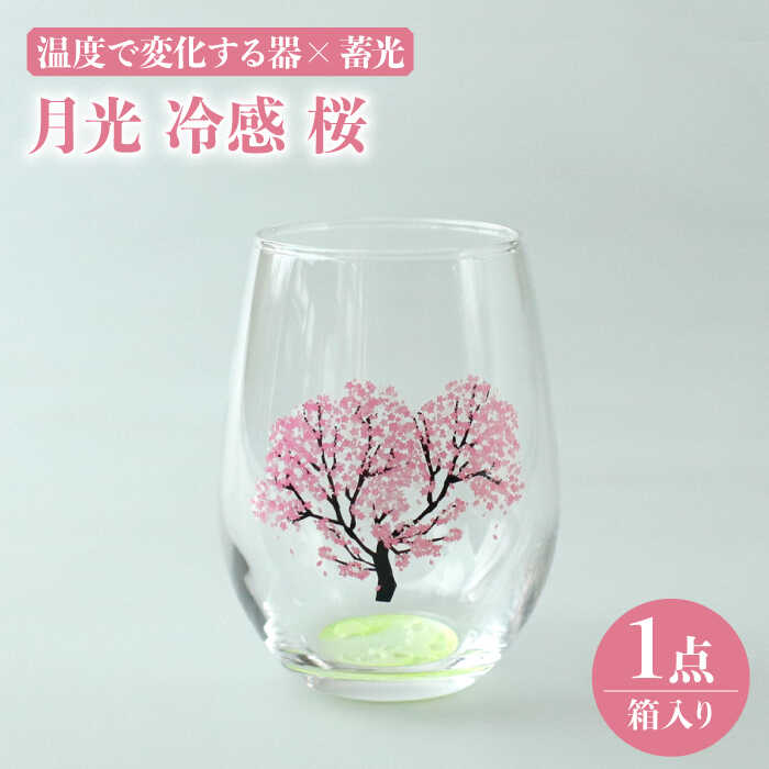 【ふるさと納税】温度で変化する器 × 蓄光『月光 冷感 桜』【丸モ高木陶器】≪多治見市≫ 食器 [TBA151]